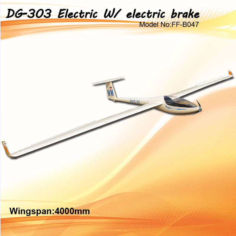 DG-303 Electric W/ brake_Kit w/retract gear &motor & Prop